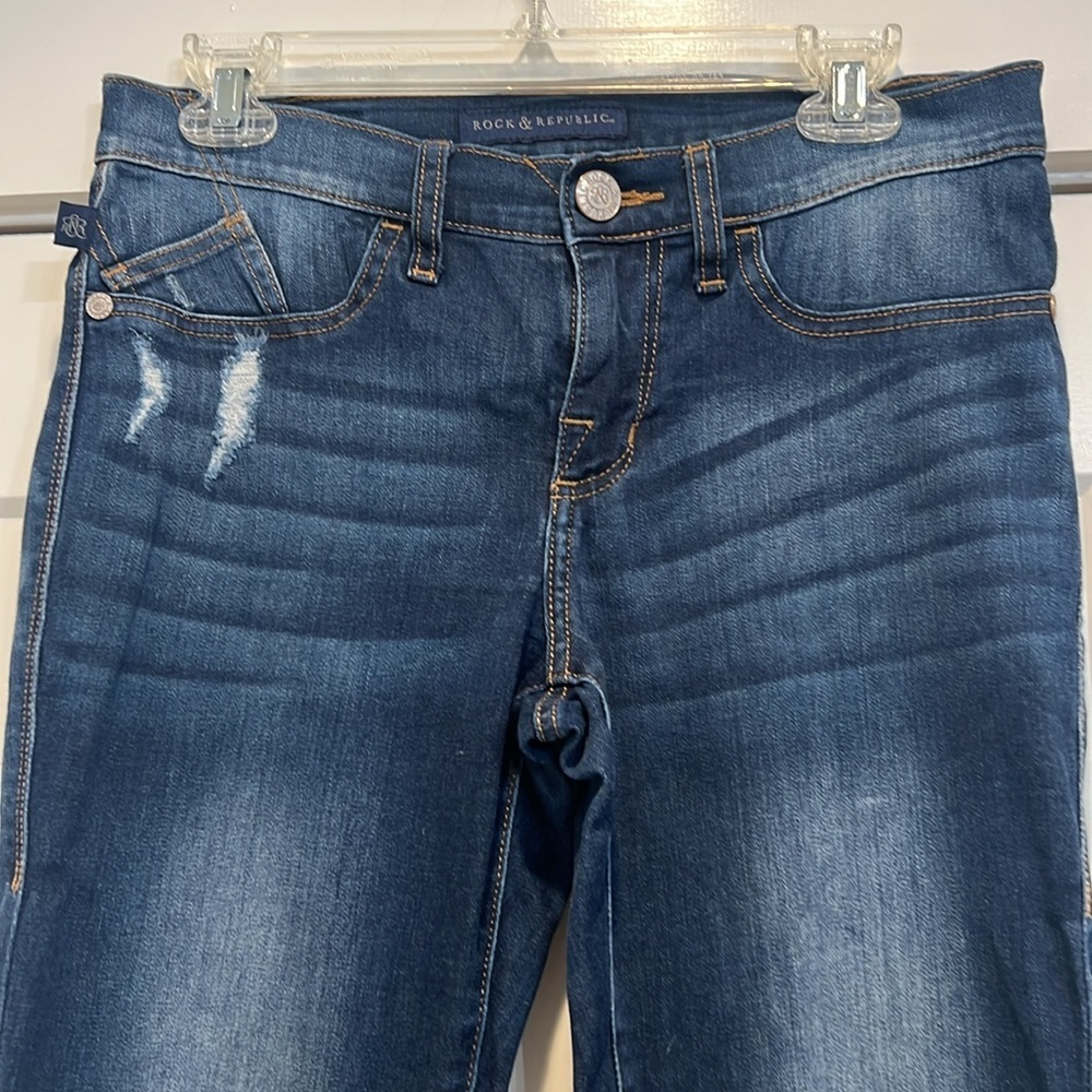 Rock and Republic Kashmiere dark denim jeans size 8M. - Picture 2 of 9